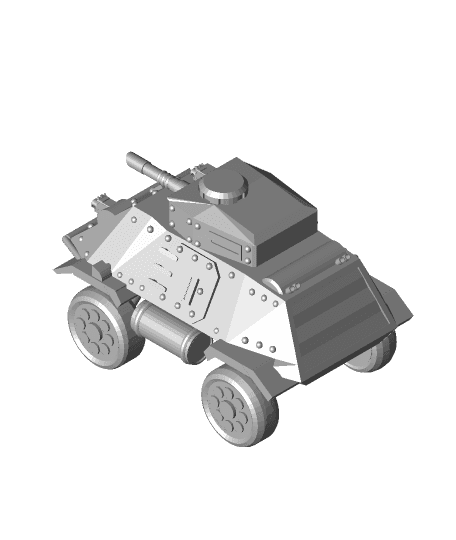 wh40k astra militarum armoured car  3d model
