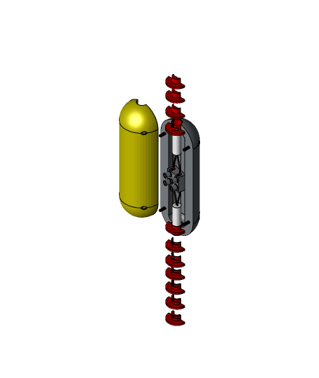 Electric cable connection cover. 3d model
