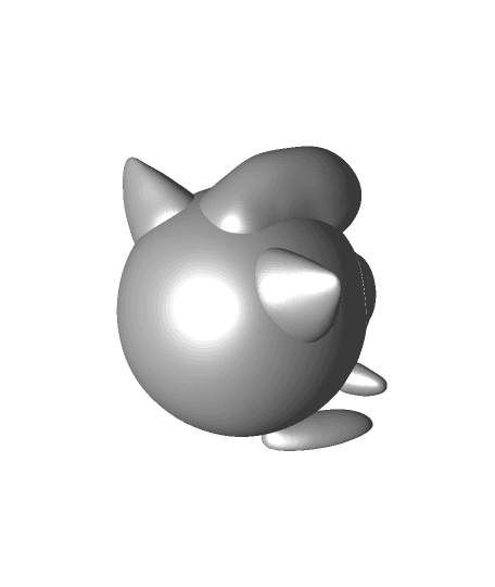Jigglypuff by K9Tvz full viewable 3d model