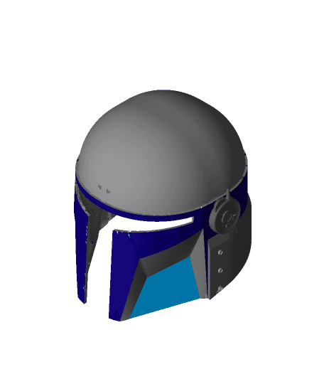 Mandalorian Helmet: The Scout 3d model