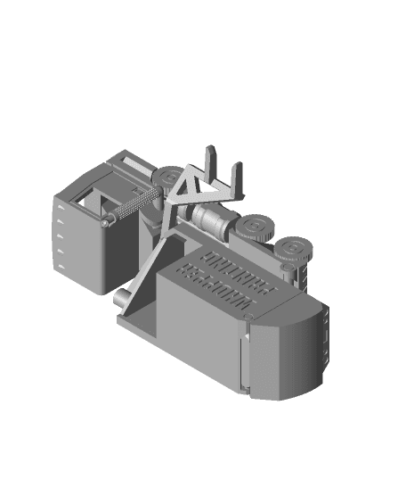 Print-In-Place Garbage Truck 3d model