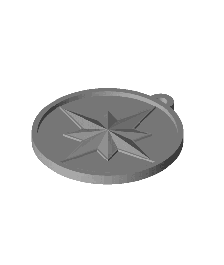 Captain Marvel Keychain by frikarte3D full viewable 3d model