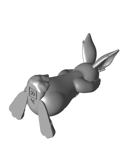 Three Wise Rabbits 3d model