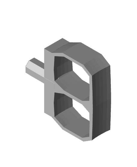 Ruger BX-25 Twin Mag Multi Board Push Mount.stl 3d model