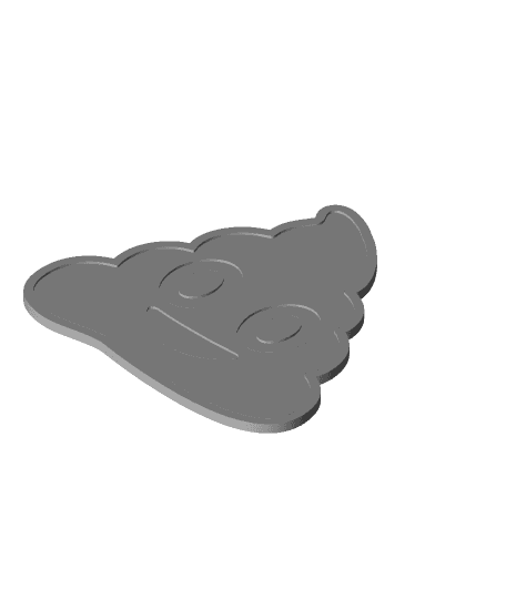 The Poop Emoji Coaster 3d model