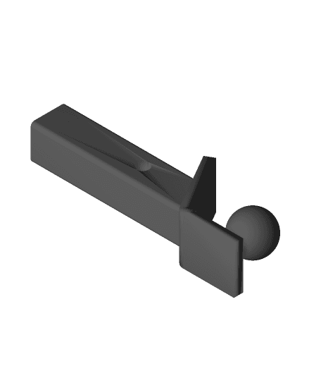 Axial SCX6 trailer hitch tow ball by zanthrax81 full viewable 3d model