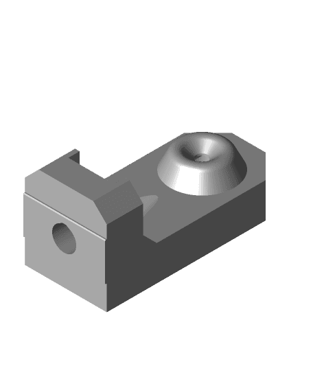 Bear Reverse Bowden adapters compatible with Spring-Loaded, Roll-In Tee-Nuts 3d model