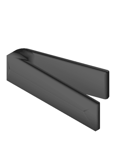 Skate wall mount in V 3d model
