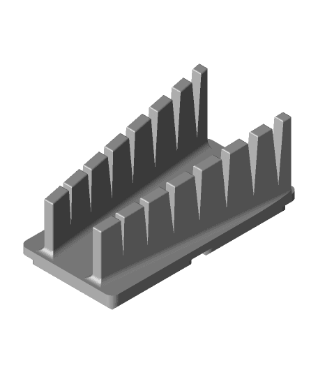 Gridfinity Solder Fingers 2x1 3d model