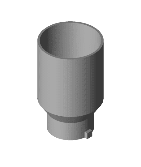 Vacuum Adapter for Einhell TC-RS 38 E (Disk-Type Sander) by foxylion full viewable 3d model