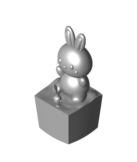 Cute Pencil Top Bunny!  - Remix of Cute Surprise Easter Egg - #SpringThangs 3d model