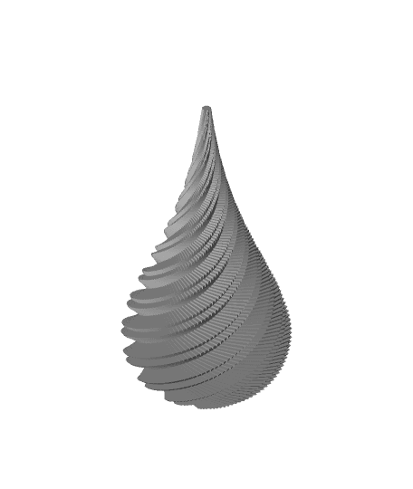 Twisty Christmas Tree 1 3d model