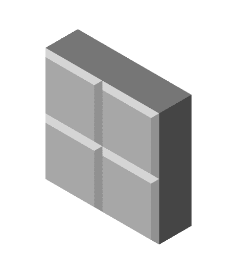Parametric Bins - Various Heights and Sizes 3d model