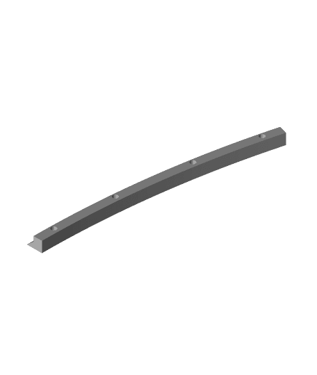 Carrera track guard rail system V 1.1 by Krpepe full viewable 3d model
