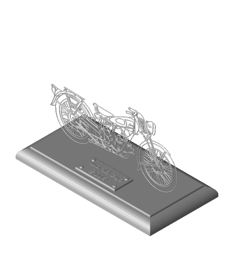 Wire model motocycle.stl 3d model
