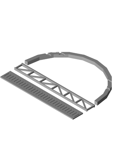 Model Bridge - Parametric (Customizable ) by vendicar1 full viewable 3d model
