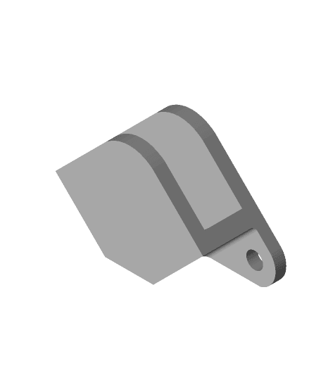 Minimal Tablet Wall Mount (9mm opening) 3d model