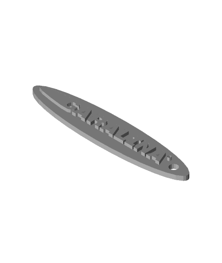 Petscop Garalina Keychain Pendant 3d model