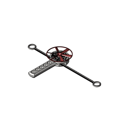Flying Top Spinner 3d model
