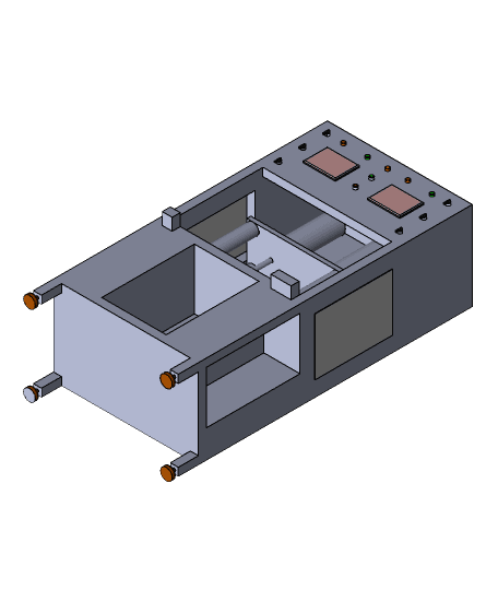 Two Station Blockaege Leakage Tester Cylinder Body Model-PEGASUS.x_t 3d model