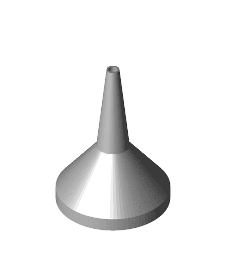 Long Neck Funnel 3d model