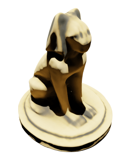 3d printable sphinx statue 3d model