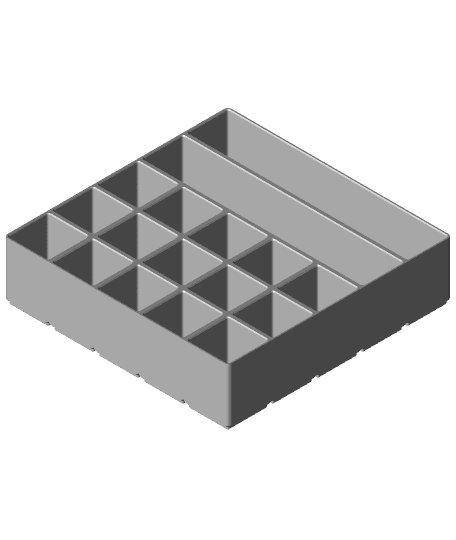 Gridfinity Modified 5x5x55-06 by yellow.bad.boy full viewable 3d model