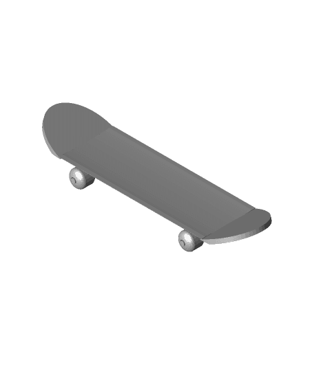 skate board (no txt) 3d model