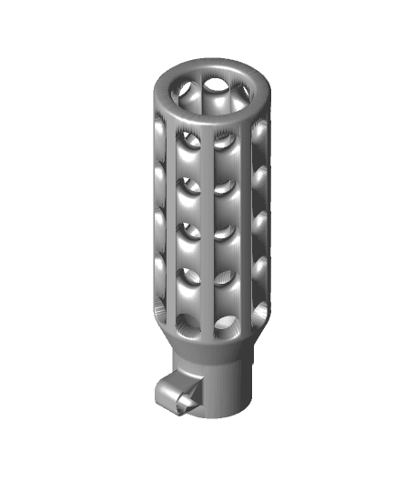 Nerf Rapid Strike Muzzle Replacment 3d model