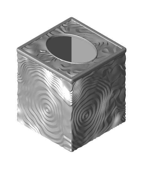 Ripple Tissue Boxes by DaveMakesStuff full viewable 3d model