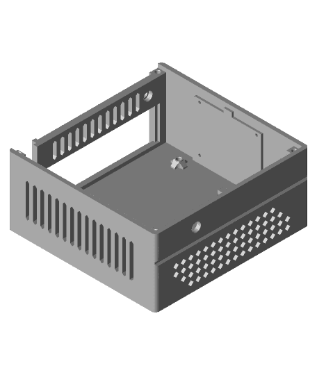 HTPC - pfSense mini-ITX case, less supports remix 3d model