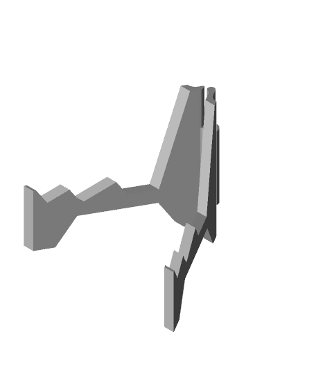 Switch Stand Foldable Locking.stl 3d model
