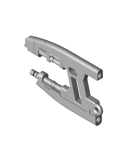Star Lord Gun Keychain 3d model