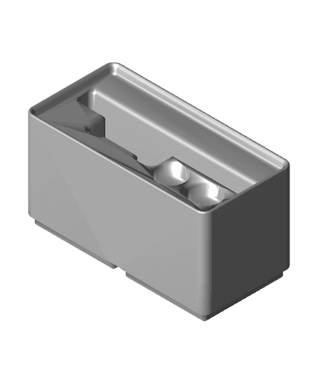 Caliper Holder with in-mm cutout, Mitutoyo Series 500 3d model