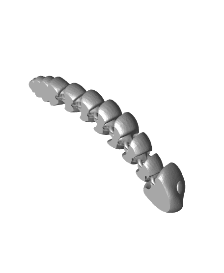 Snick - Articulated Snake Snap-Flex Fidget (Medium Tightness Joints) 3d model