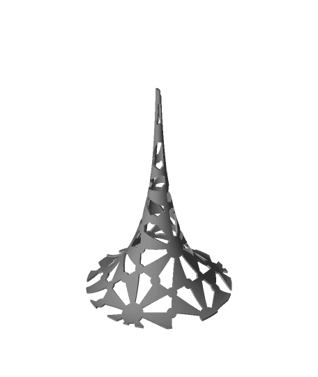 Pseudosphere with (7,3,2) tiling by henryseg full viewable 3d model