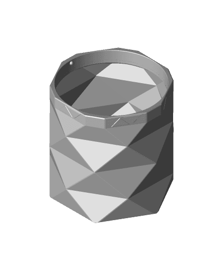 Trash Bin With Swinging LiD 🗑️ 3d model