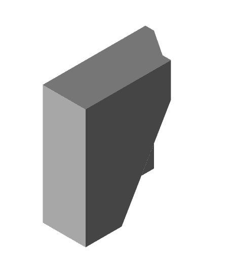 Makerbot Replicator 2 Plate Wall Mount 3d model