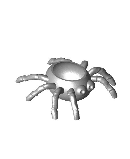 Spider Pot 3d model