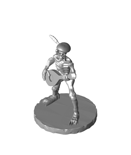 Skeleton Bard 3d model