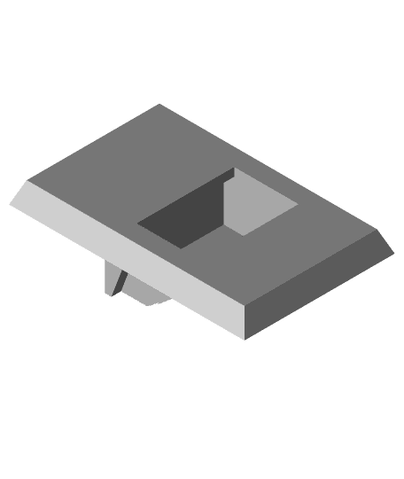 SquareD Circuit Breaker Panel door latch 3d model