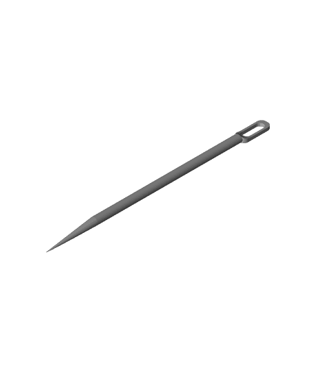 Printable Yarn Needle (No supports) 3d model