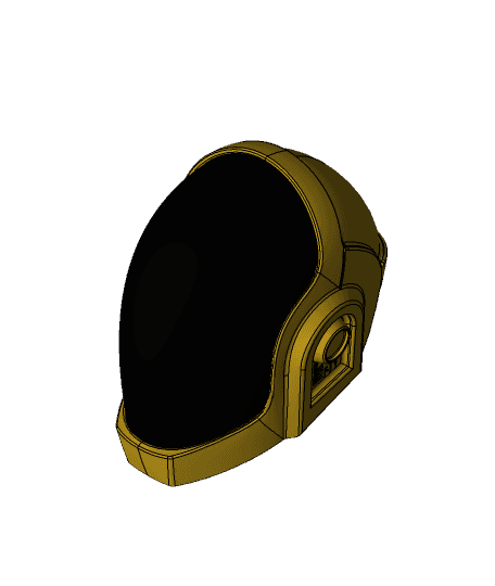 Daft Punk Helmet by Mattias Hellberg full viewable 3d model