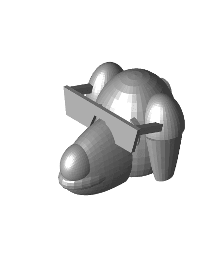 Shady Dog #3DPetPrint 3d model