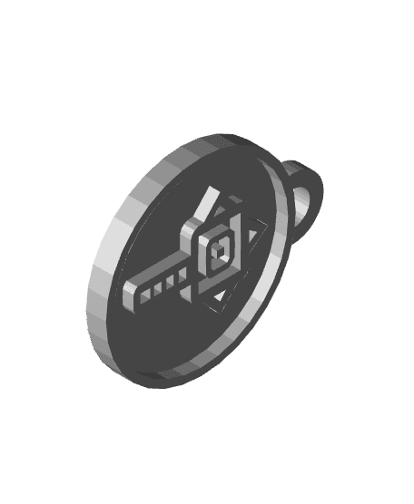 Monster Hunter hammer keychain/pendant.stl 3d model
