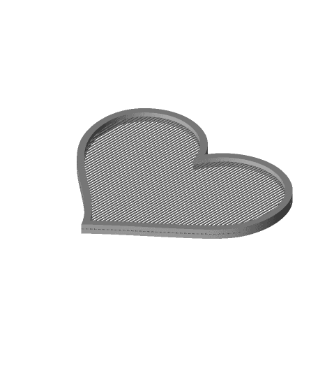 String Heart 10 Minute Print  3d model