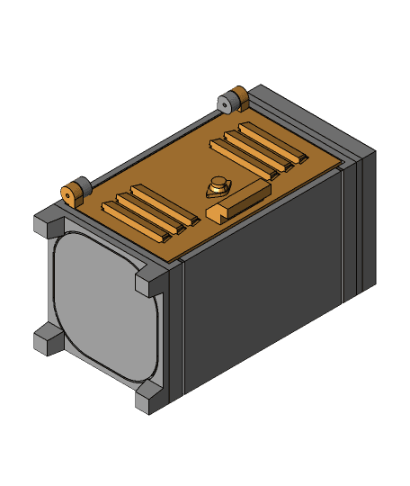 Modular Mini Lockers V2.1 Flipped #TidyDesk 3d model