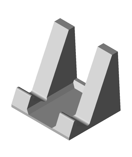 Smartphone stand by Renier Duminy full viewable 3d model