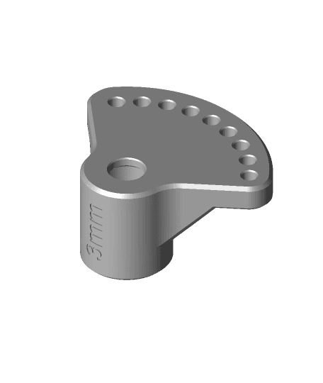 Approximate 3" Prop Cutter for Squirt / Cinewhoop 3d model