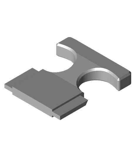 Nerf Rival Kronos T-pull - same width as Kronos shell 3d model